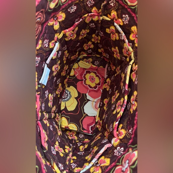 Vera Bradley buttercup toggle large quilted tote bag - Picture 10 of 16
